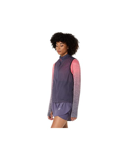 Asics Blue METARUN PACKABLE GILET