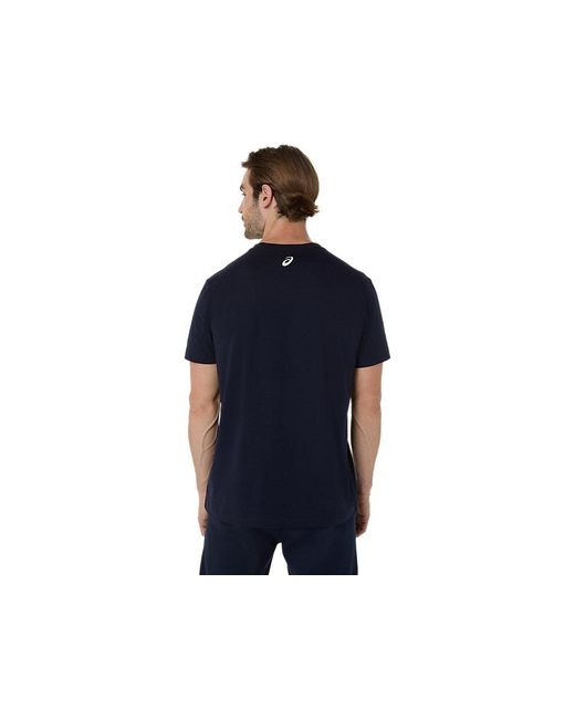 Asics LOGO SS TEE in Blue für Herren