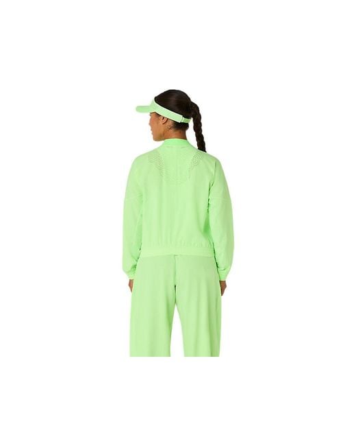 Asics Green Match Jacket