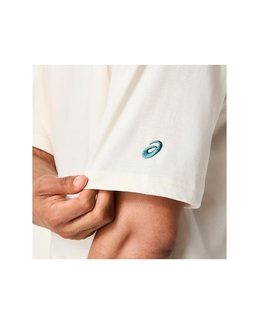 Asics Black Runner Message Graphic Relaxed Tee for men