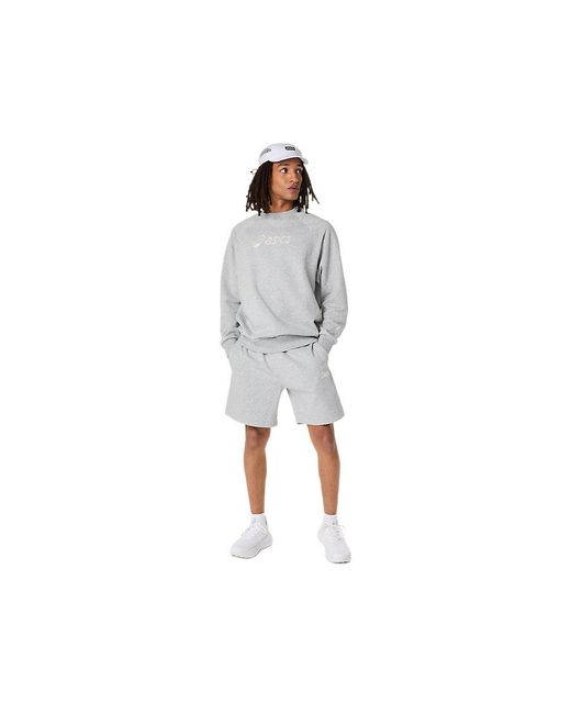 Asics Black Logo Fleece 7In Short for men