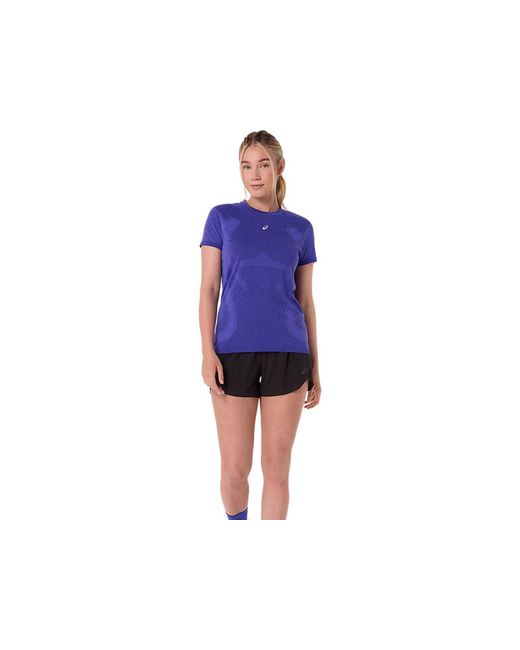 Asics Blue Road Seamless Ss Top