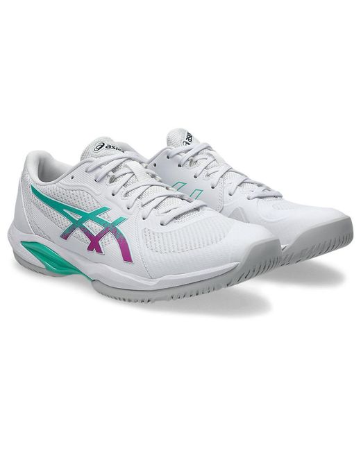 Asics White Solution Swift Ff 2 Clay for men