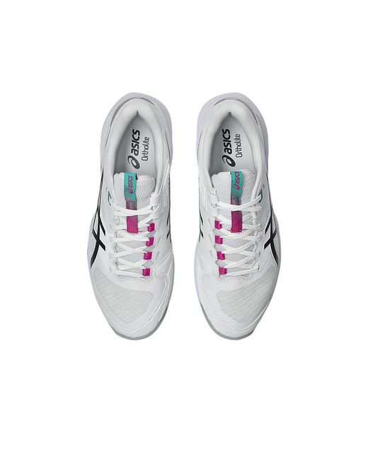 Asics White Solution Speed Ff 4 Clay for men