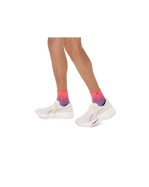 Asics Performance Run Sock Quarter in het Blue voor heren