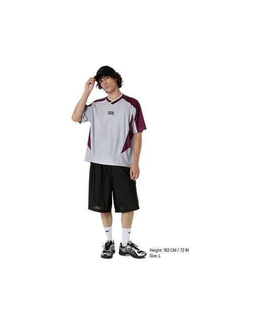 Asics Purple Sps Game Shirt Short Sleeve for men