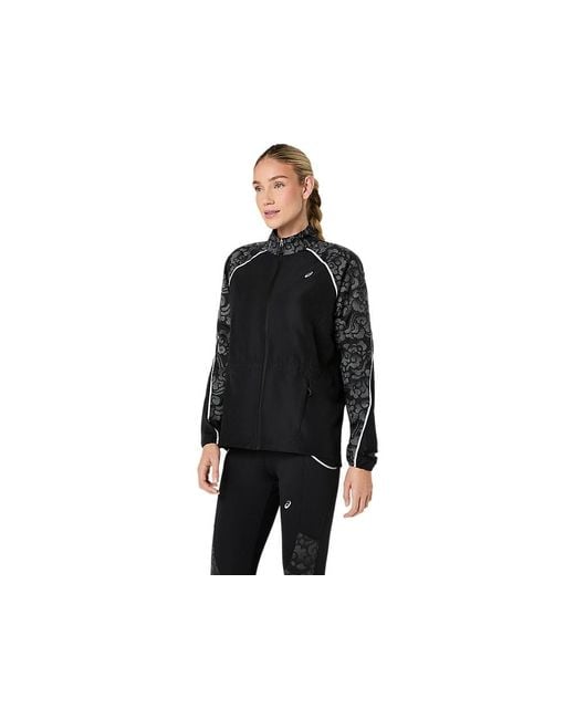 Asics Road Lite-Show Jacket in het Black