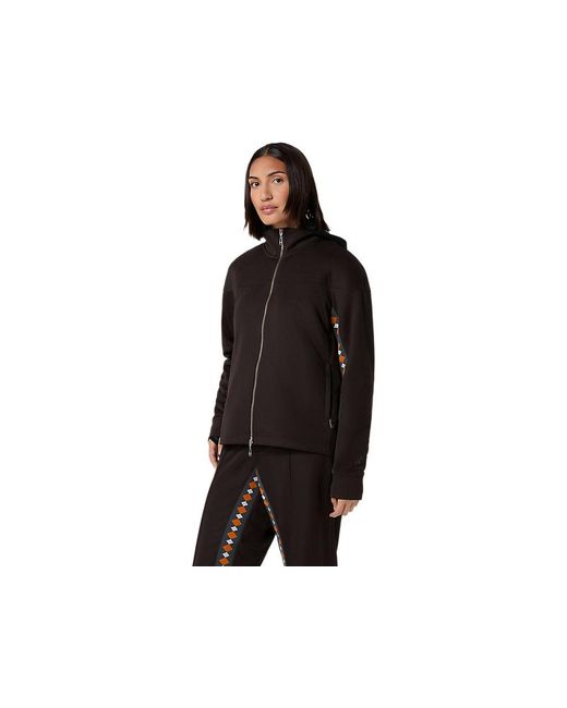 Asics Styrax Track Jacket in het Black voor heren