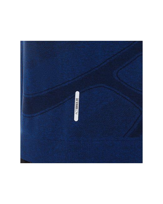 Asics Road Seamless Ss Top in het Blue voor heren