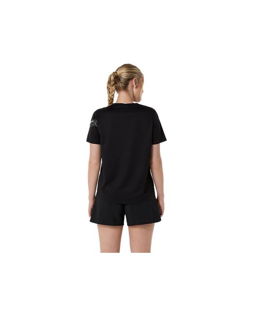 Asics Black Icon Ss Top