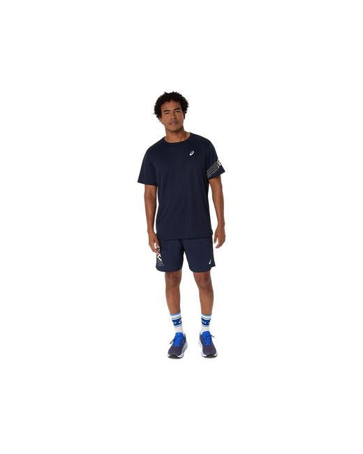Icon Ss Top di Asics in Blue da Uomo