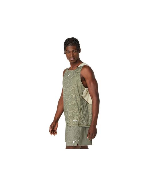 Fujitrail Singlet di Asics in Black da Uomo