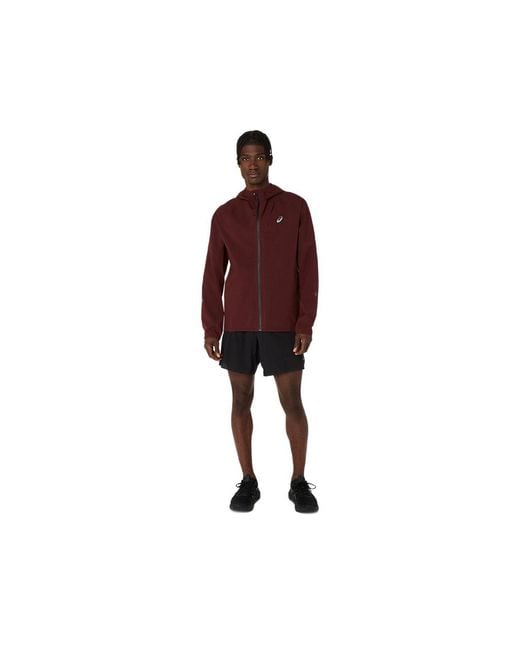 Asics METARUN WATERPROOF JACKET in Red für Herren