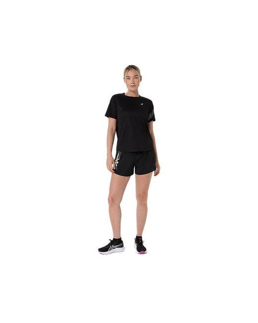 Asics Black Icon Ss Top
