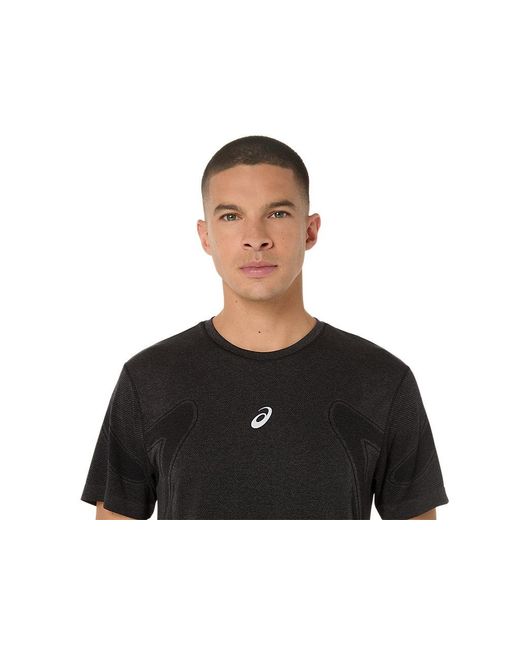 Road Seamless Ss Top Asics pour homme en coloris Black