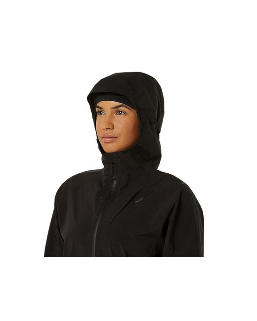 Asics Black Metarun Waterproof Jacket