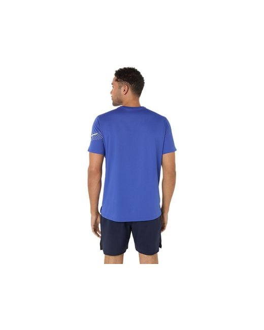 Asics Blue Icon Ss Top for men