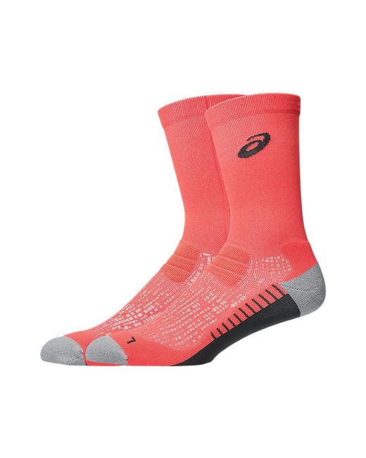 Asics Performance Run Crew Sock in het Red voor heren