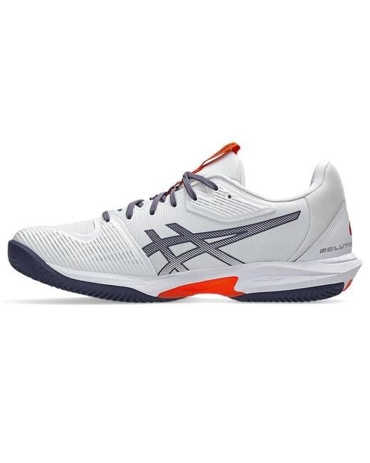 Asics Multicolor 1041a438-102 Solution Speed Ff 3 White/mako Blue Uk 5.5 for men