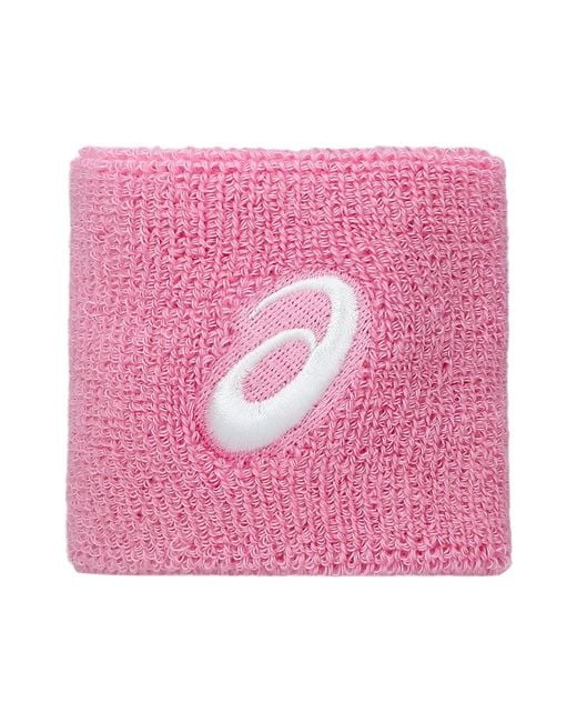 Asics Pink Wrist Band Pair for men