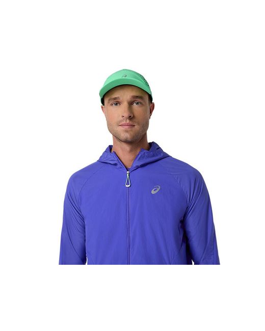 Asics Blue Road Packable Jacket for men