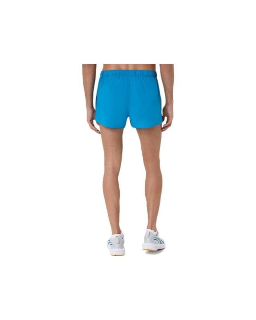 Asics Blue Core Split Short for men