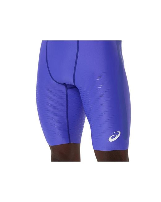 Asics Blue Metaspeed Tight for men