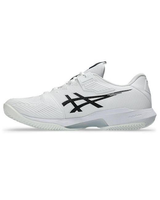 Asics White Solution Speed Ff 4 Clay for men