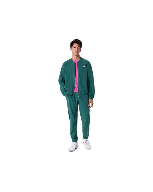 Asics Green Match Jacket for men