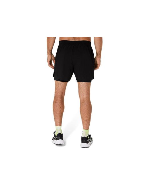 Asics Black Core 2N1 5In Short for men