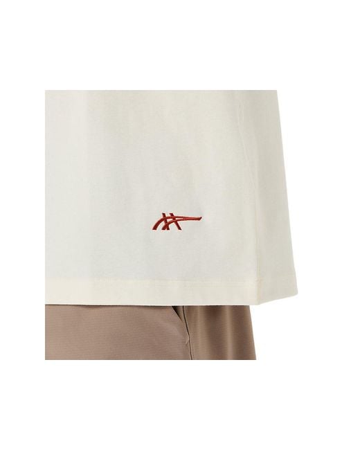 Asics White Heritage Heavy Cotton Run City Tee for men
