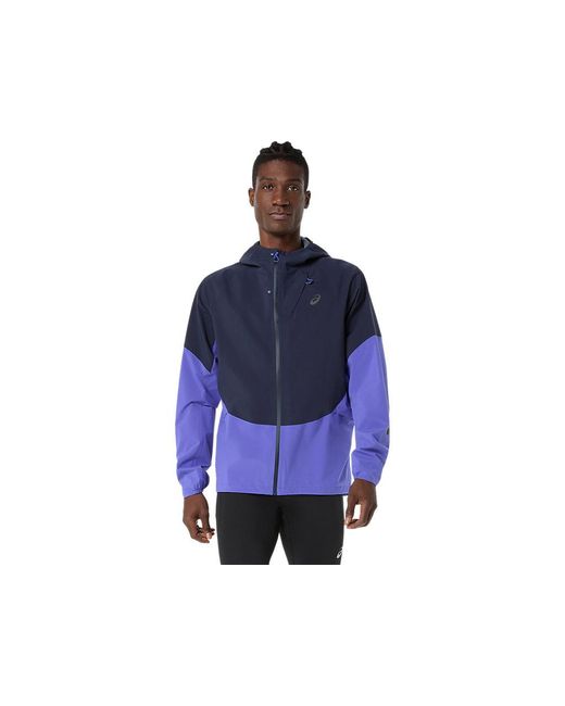 Asics Blue Metarun Legend Jacket for men
