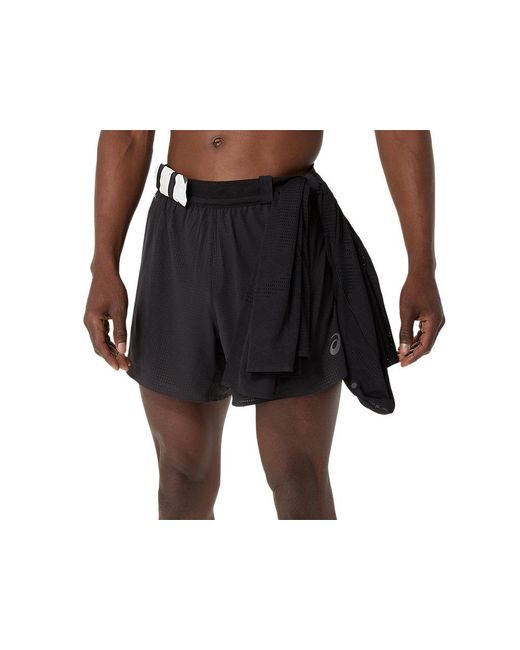 Asics Black Metarun 5In Short for men