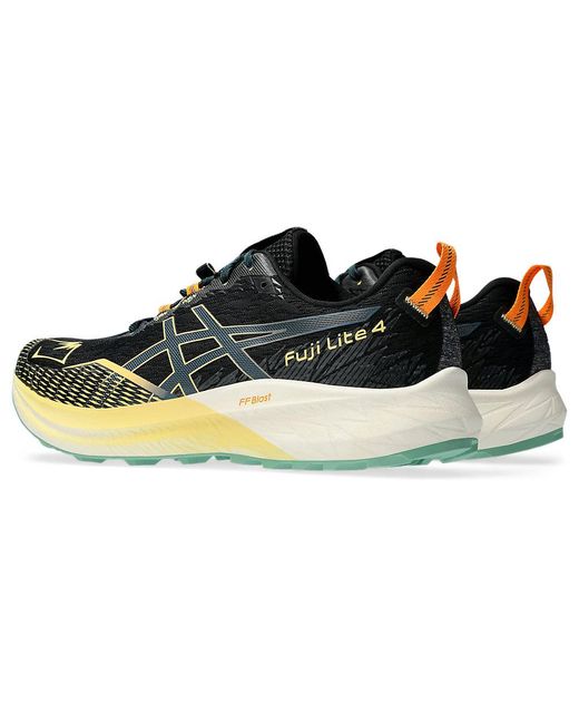 Asics Fuji Lite 4 in het Black voor heren