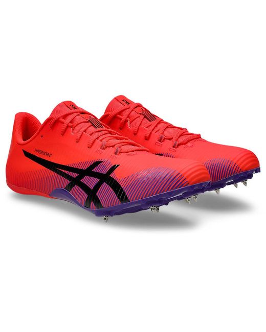 Asics Red Hypersprint 8 for men