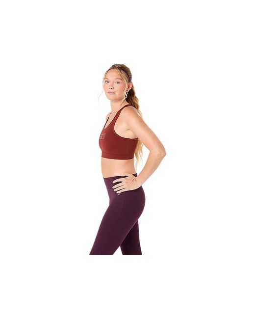 Asics Black Essential Logo Padless Bra