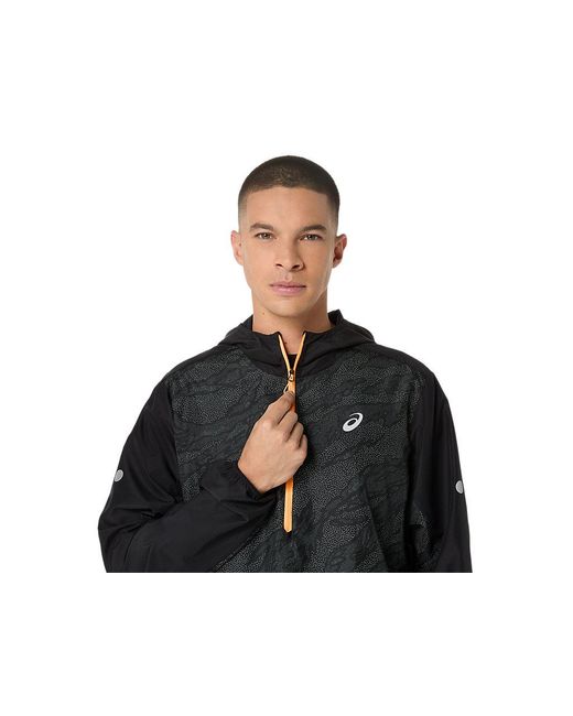 Fujitrail Packable Windbreaker Asics pour homme en coloris Black