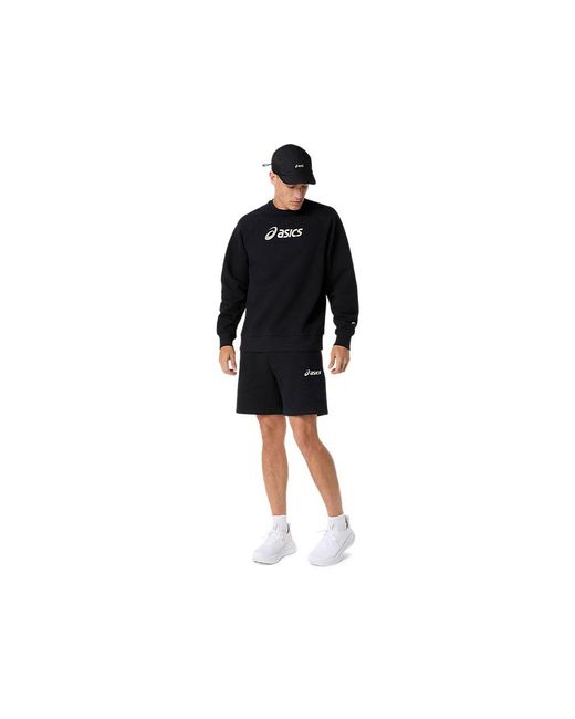 Asics Black Logo Fleece 7In Short for men