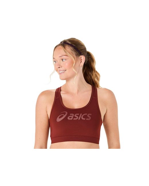 Asics Black Essential Logo Padless Bra