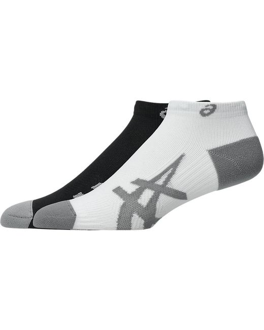 Asics Black Aeg 2 Pack Lightweight Run Ankle Sock for men