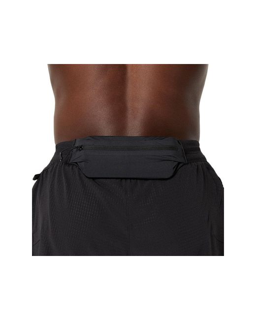 Asics Black Metarun 5In Short for men