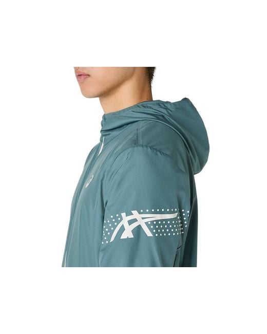 Asics Icon Jacket in het Blue voor heren