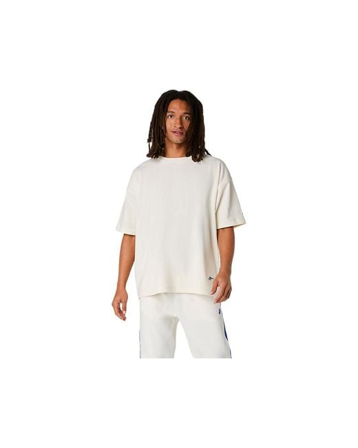 Asics Black Heritage Heavy Cotton Run City Tee for men