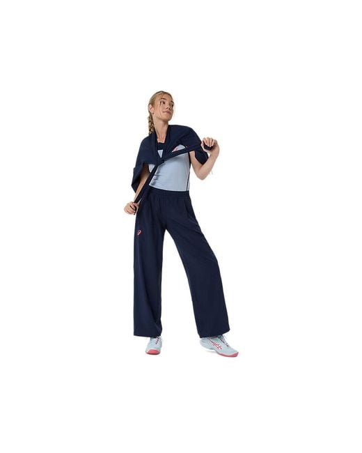 Asics Blue Match Pant