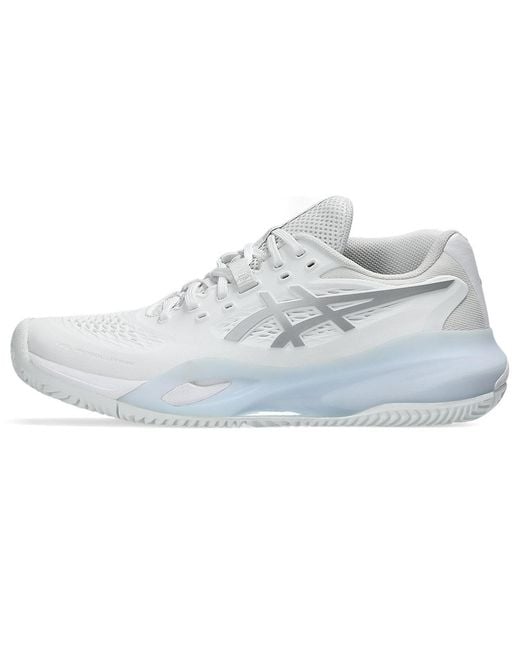 Asics White Gel-Resolution X Clay