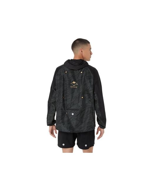 Fujitrail Packable Windbreaker Asics pour homme en coloris Black