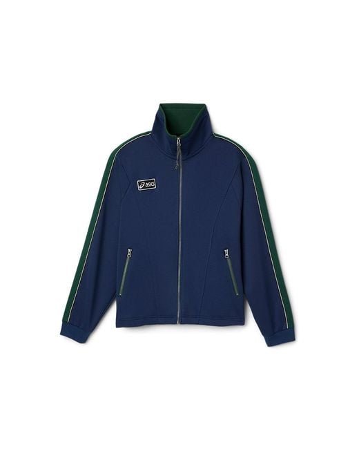 Asics Knit Jacket in het Blue voor heren