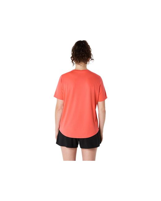 Asics Red Core Ss Top
