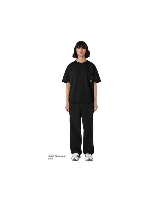 Asics Black Graphic Tee for men