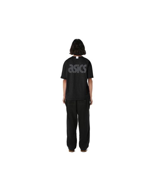 Asics Black Graphic Tee for men